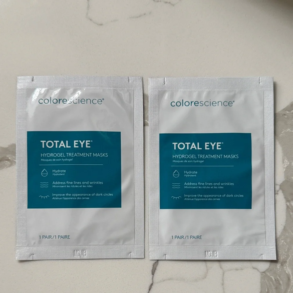 🌸5/$25🌸 Colorescience total eye hydrogel treatment masks